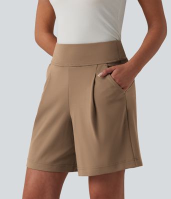DayStretch Bermuda ample taille haute 7'' de travail avec poches