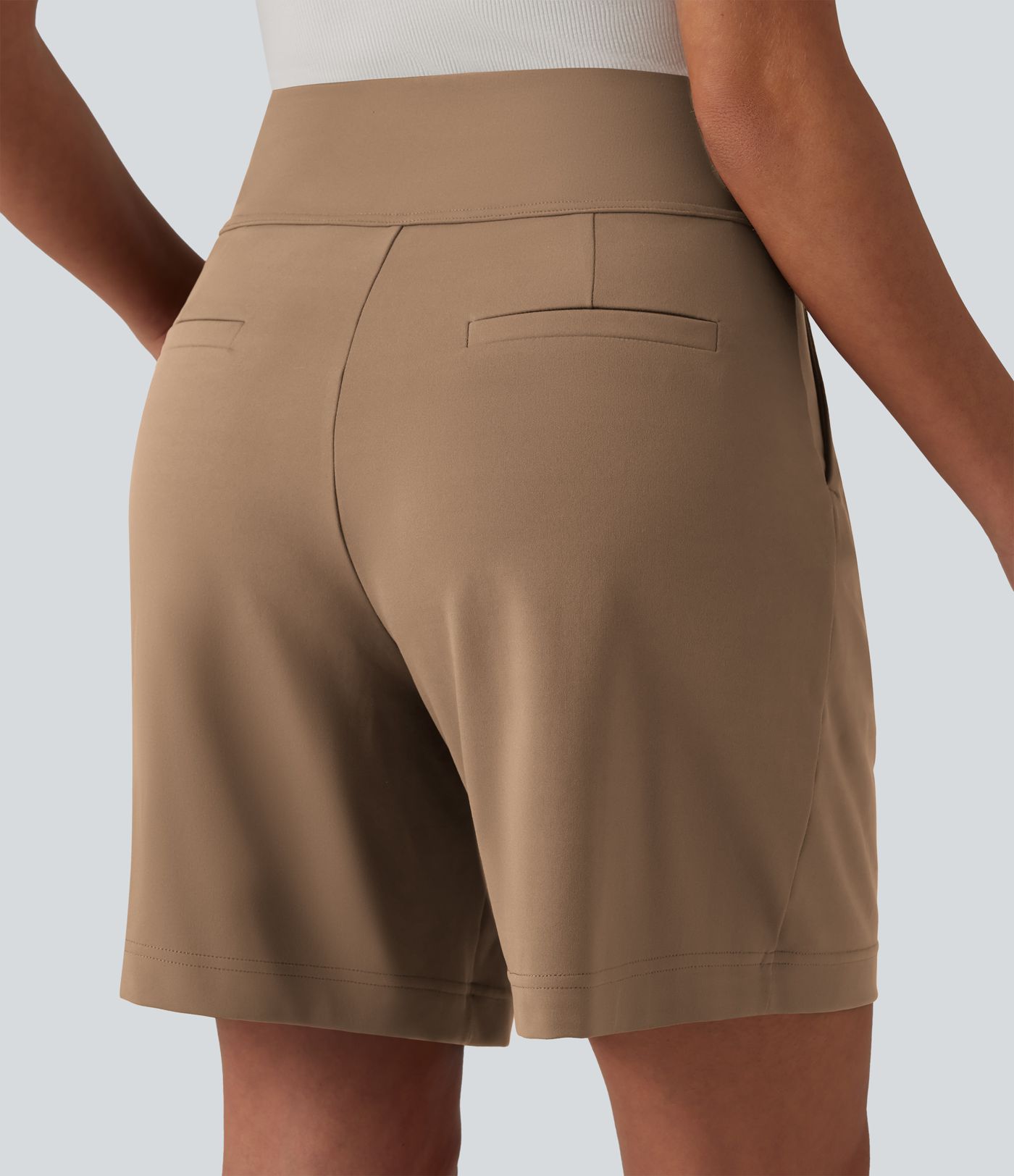 DayStretch Bermuda ample taille haute 7'' de travail avec poches