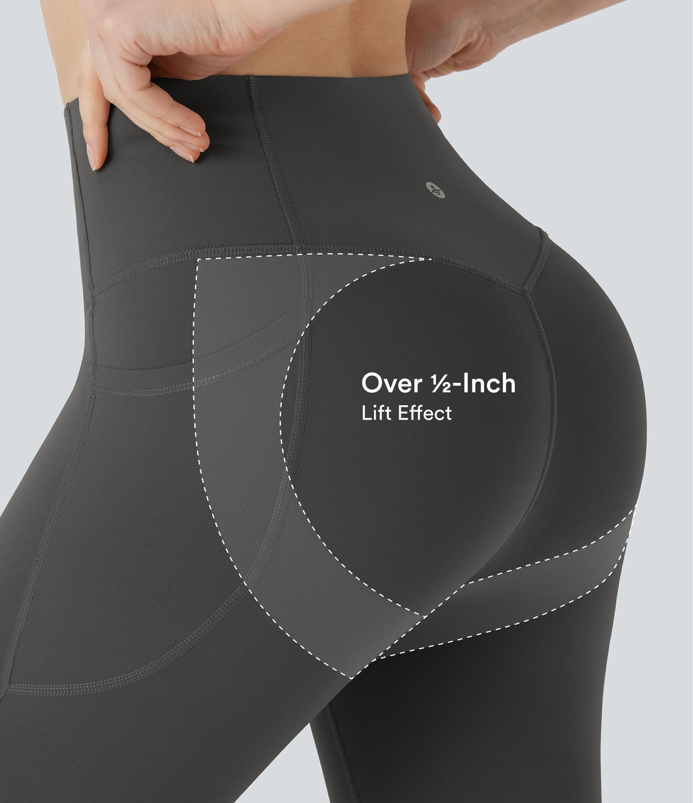 Halara UltraSculpt™ SoCinched Leggings de entrenamiento de cintura alta con control de abdomen, bolsillos y realce de glúteos