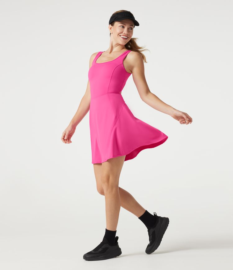 SoftlyZero™ Airy 2-in-1 InstantCool Mini Dance Active Dress with Pockets-Easy Peezy Edition-Longer Length