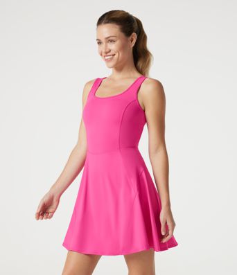 SoftlyZero™ Airy 2-in-1 InstantCool Mini Dance Active Dress with Pockets-Easy Peezy Edition-Longer Length