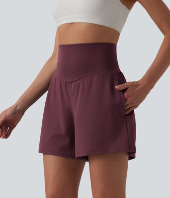 SoftlyZero™ Airy Short yoga taille haute toucher frais avec poches 12,5 cm SoftlyZero™ Airy Short yoga taille haute toucher frais avec poches 12,5 cm