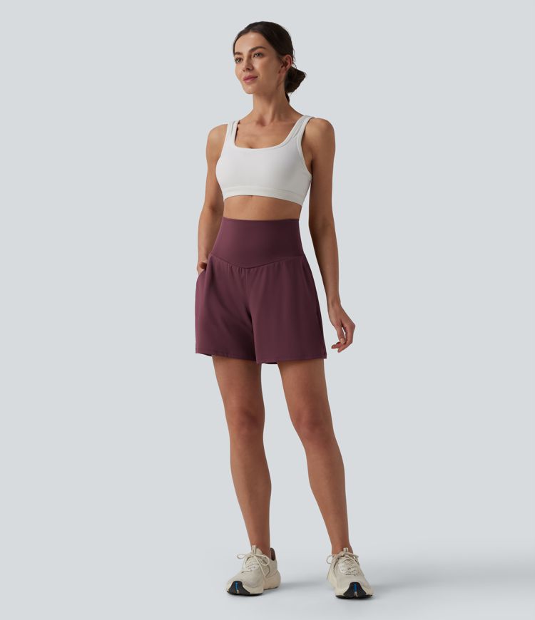 SoftlyZero™ Airy Short yoga taille haute toucher frais avec poches 12,5 cm SoftlyZero™ Airy Short yoga taille haute toucher frais avec poches 12,5 cm