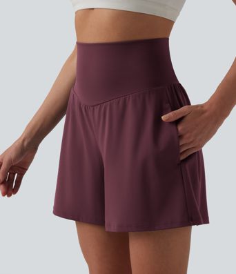 SoftlyZero™ Airy Short yoga taille haute toucher frais avec poches 12,5 cm SoftlyZero™ Airy Short yoga taille haute toucher frais avec poches 12,5 cm