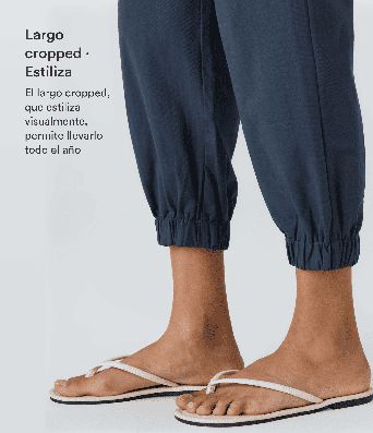 Mid Rise Casual Joggers with Pockets