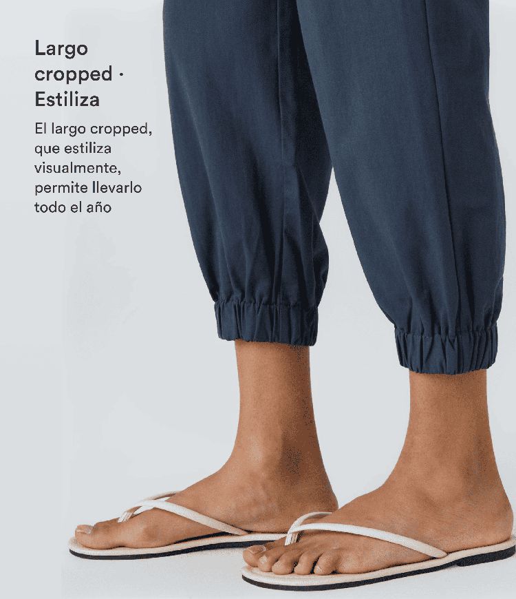 Mid Rise Casual Joggers with Pockets