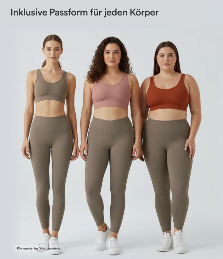 Halara UltraSculpt™ - Formende Workout-Leggings mit hohem Bund, Seitentaschen und Bauchkontrolle