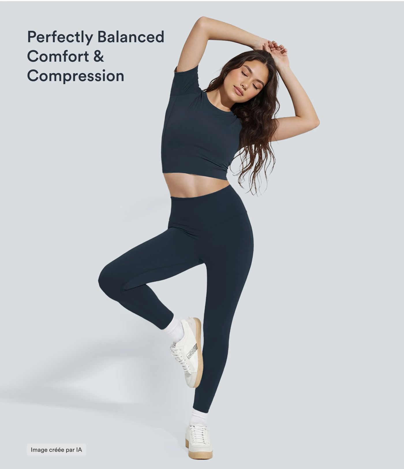 Legging d'entraînement gainant galbant taille haute avec effet scrunch et poches Halara UltraSculpt™