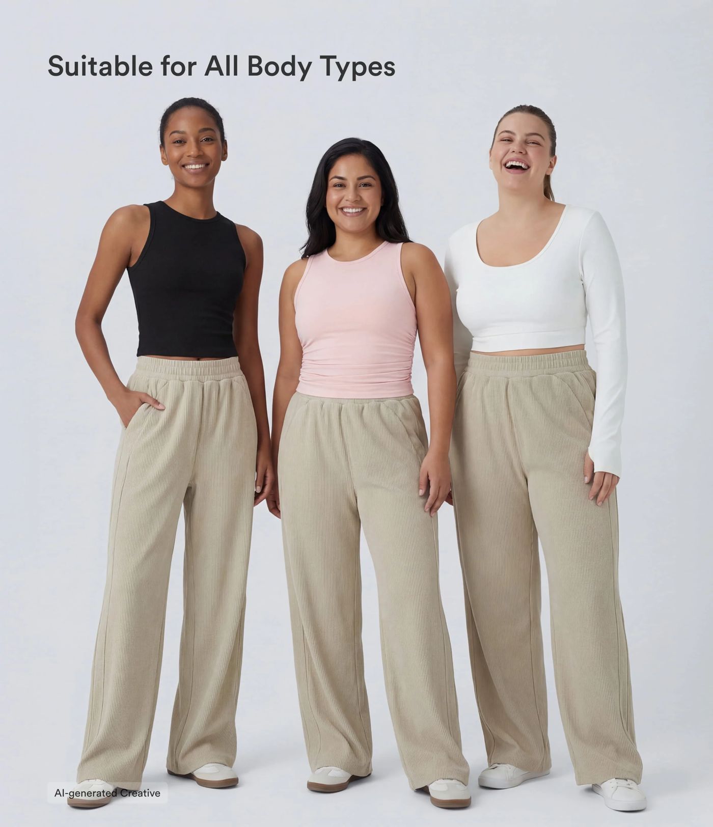 High Waisted Pocket Straight Leg Baggy Mop Corduroy Casual Pants High Waisted Pocket Straight Leg Baggy Mop Corduroy Casual Pants