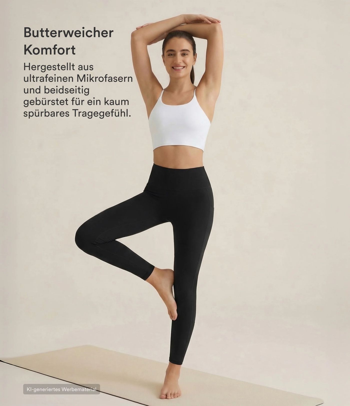 Softlyzero™ Plush Einfarbige Leggings mit hoher Taille und doppelten Taschen Softlyzero™ Plush Einfarbige Leggings mit hoher Taille und doppelten Taschen
