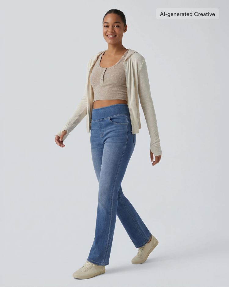 Curvy Fit, Leg-Flattering Silhouette