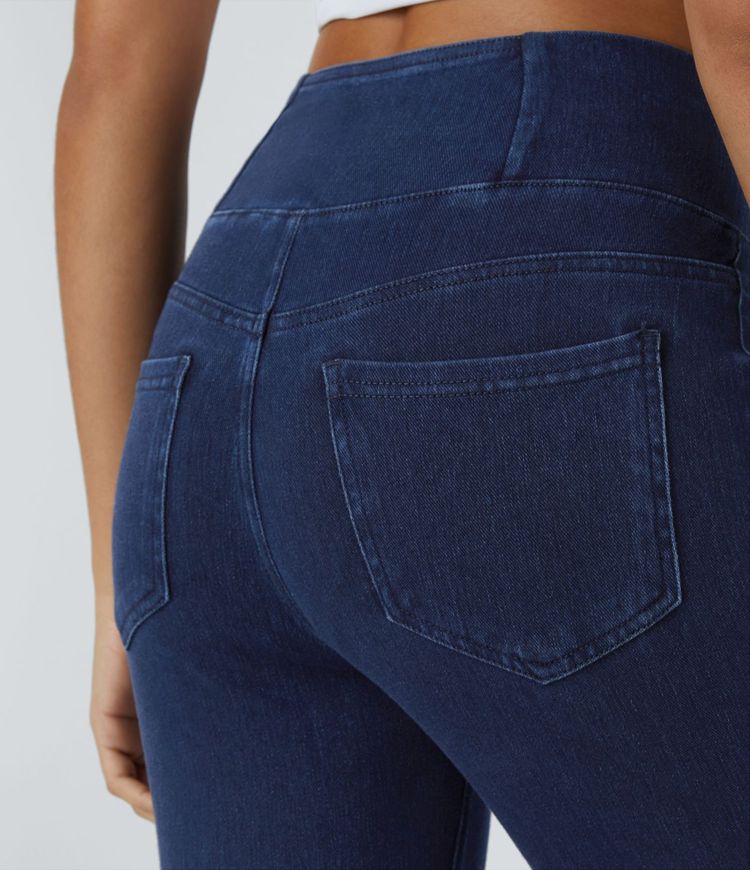 Halara Flex™ Jegging Travail Taille Haute Croisé Poches Multiples Tricot Extensible Halara Flex™ Jegging Travail Taille Haute Croisé Poches Multiples Tricot Extensible
