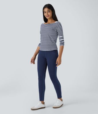 Halara Flex™ Jegging Travail Taille Haute Croisé Poches Multiples Tricot Extensible Halara Flex™ Jegging Travail Taille Haute Croisé Poches Multiples Tricot Extensible