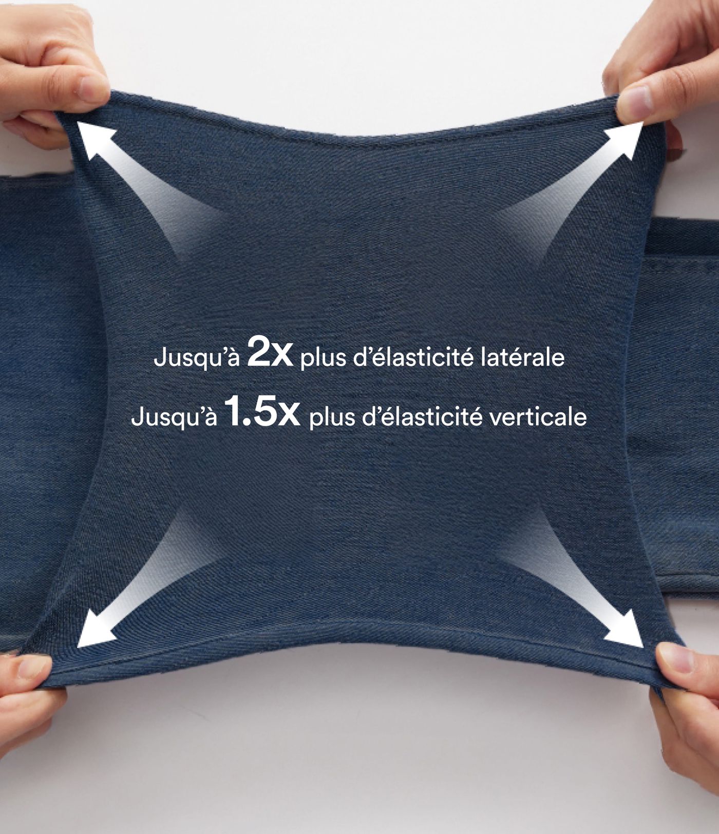 Halara Flex™ - Jean Ultra Evasé Tricot Extensible Lavé Poches Croisées Taille Haute Halara Flex™ - Jean Ultra Evasé Tricot Extensible Lavé Poches Croisées Taille Haute