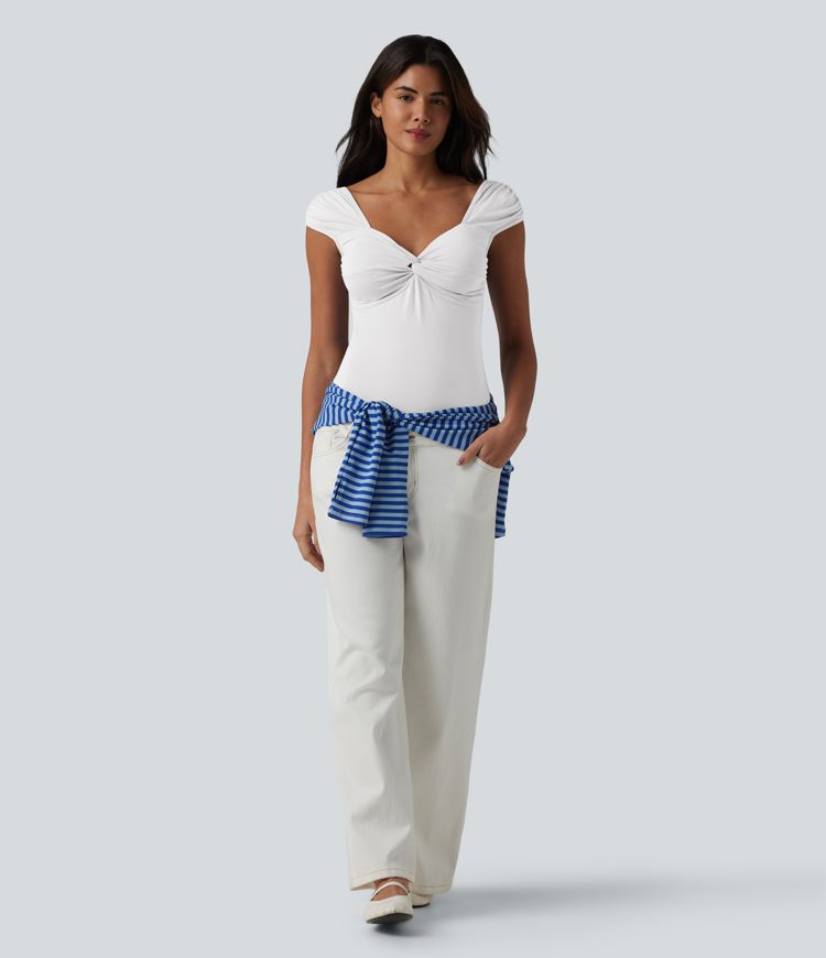 Short Sleeve Casual Bodysuit