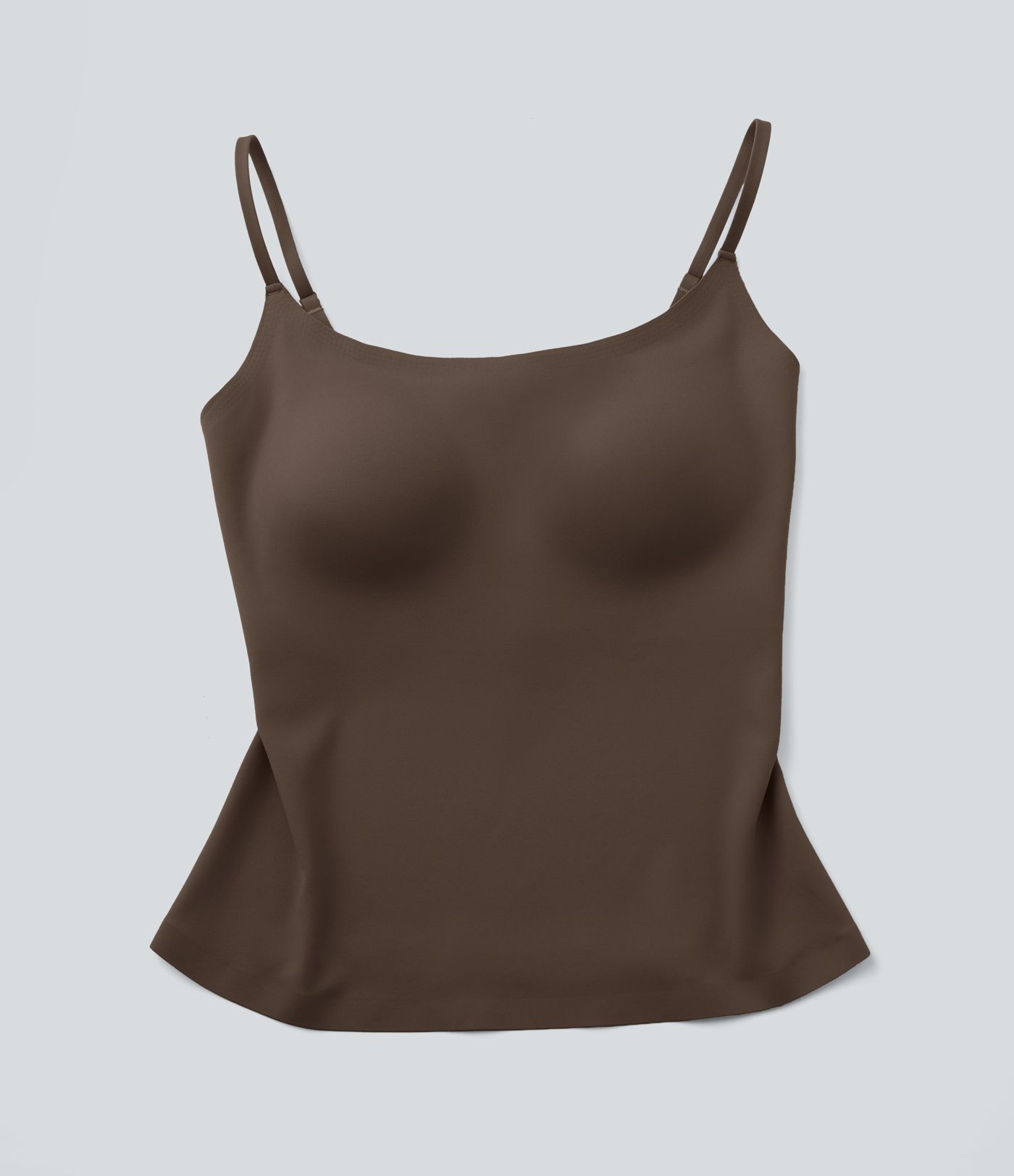 Scoop Neck Built-in Bra Casual Tank Top B-E Cups Scoop Neck Built-in Bra Casual Tank Top B-E Cups