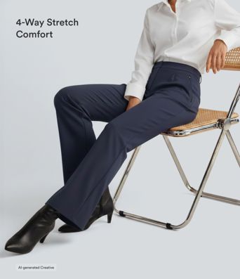 Halara Flex™ DayStretch Mid Rise Side Zipper Pocket Work Flare Pants Halara Flex™ DayStretch Mid Rise Side Zipper Pocket Work Flare Pants