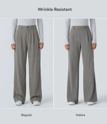 Halara Flex™ DayStretch High Waisted Pocket Work Flare Pants Halara Flex™ DayStretch High Waisted Pocket Work Flare Pants