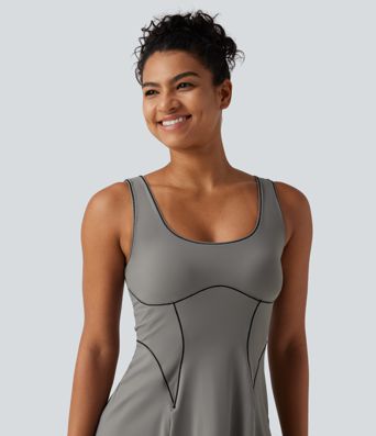 SoftlyZero™ Airy Built-in Bra 2-in-1 Cool Touch Mini Yoga Active Dress with Pockets-Easy Peezy Edition SoftlyZero™ Airy Built-in Bra 2-in-1 Cool Touch Mini Yoga Active Dress with Pockets-Easy Peezy Edition