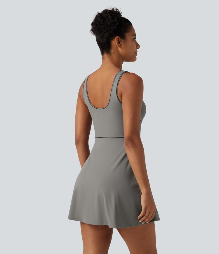 SoftlyZero™ Airy Built-in Bra 2-in-1 Cool Touch Mini Yoga Active Dress with Pockets-Easy Peezy Edition SoftlyZero™ Airy Built-in Bra 2-in-1 Cool Touch Mini Yoga Active Dress with Pockets-Easy Peezy Edition