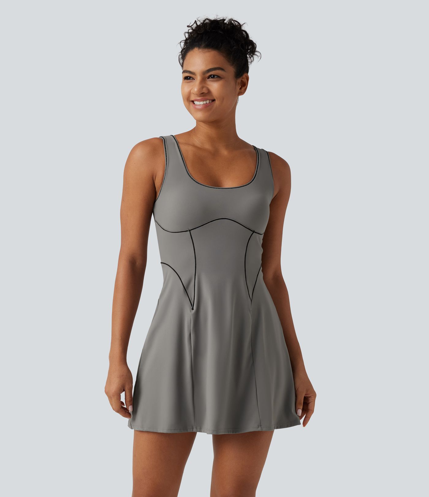 SoftlyZero™ Airy Built-in Bra 2-in-1 Cool Touch Mini Yoga Active Dress with Pockets-Easy Peezy Edition SoftlyZero™ Airy Built-in Bra 2-in-1 Cool Touch Mini Yoga Active Dress with Pockets-Easy Peezy Edition