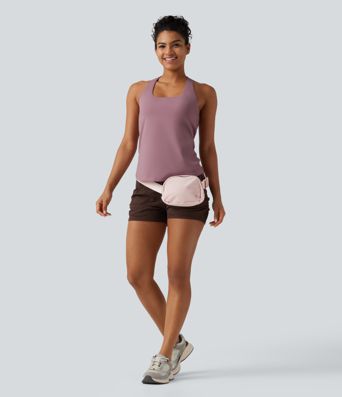U Neck Built-in Bra Cool Touch Quick Dry Yoga Tank Top-UPF50+ U Neck Built-in Bra Cool Touch Quick Dry Yoga Tank Top-UPF50+