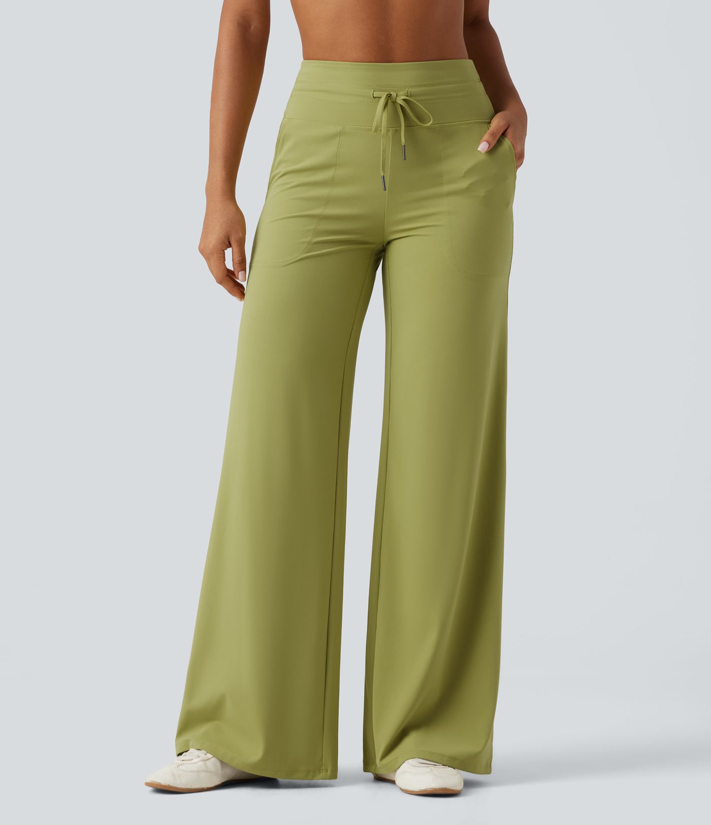 Halara UltraSculpt™ High Waisted Drawstring Straight Leg Yoga Pants with Pockets Halara UltraSculpt™ High Waisted Drawstring Straight Leg Yoga Pants with Pockets