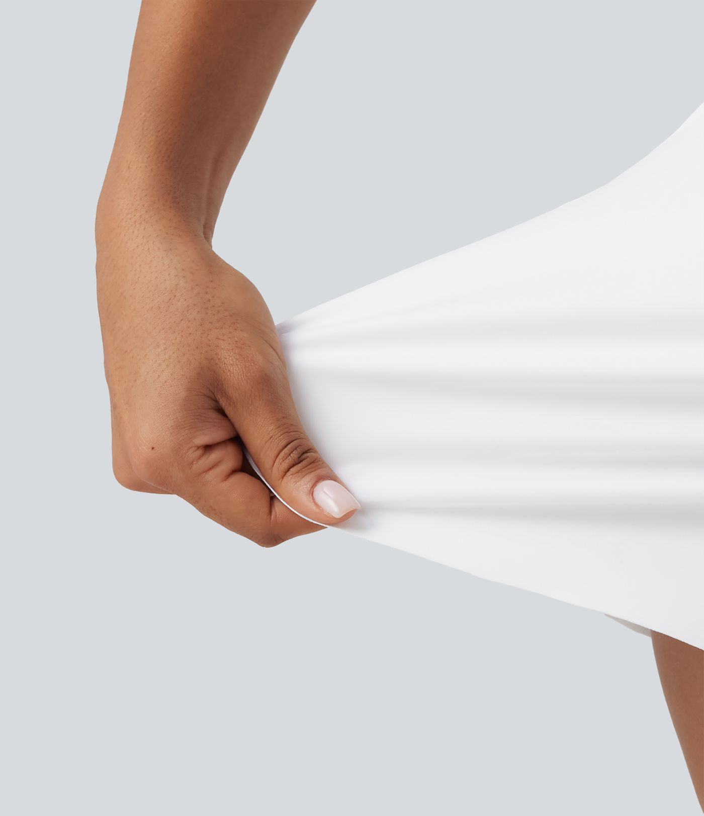 SoftlyZero™ Airy Super High Waisted 2-in-1 Cool Touch Mini Tennis Maternity Skirt with Pockets-UPF50+