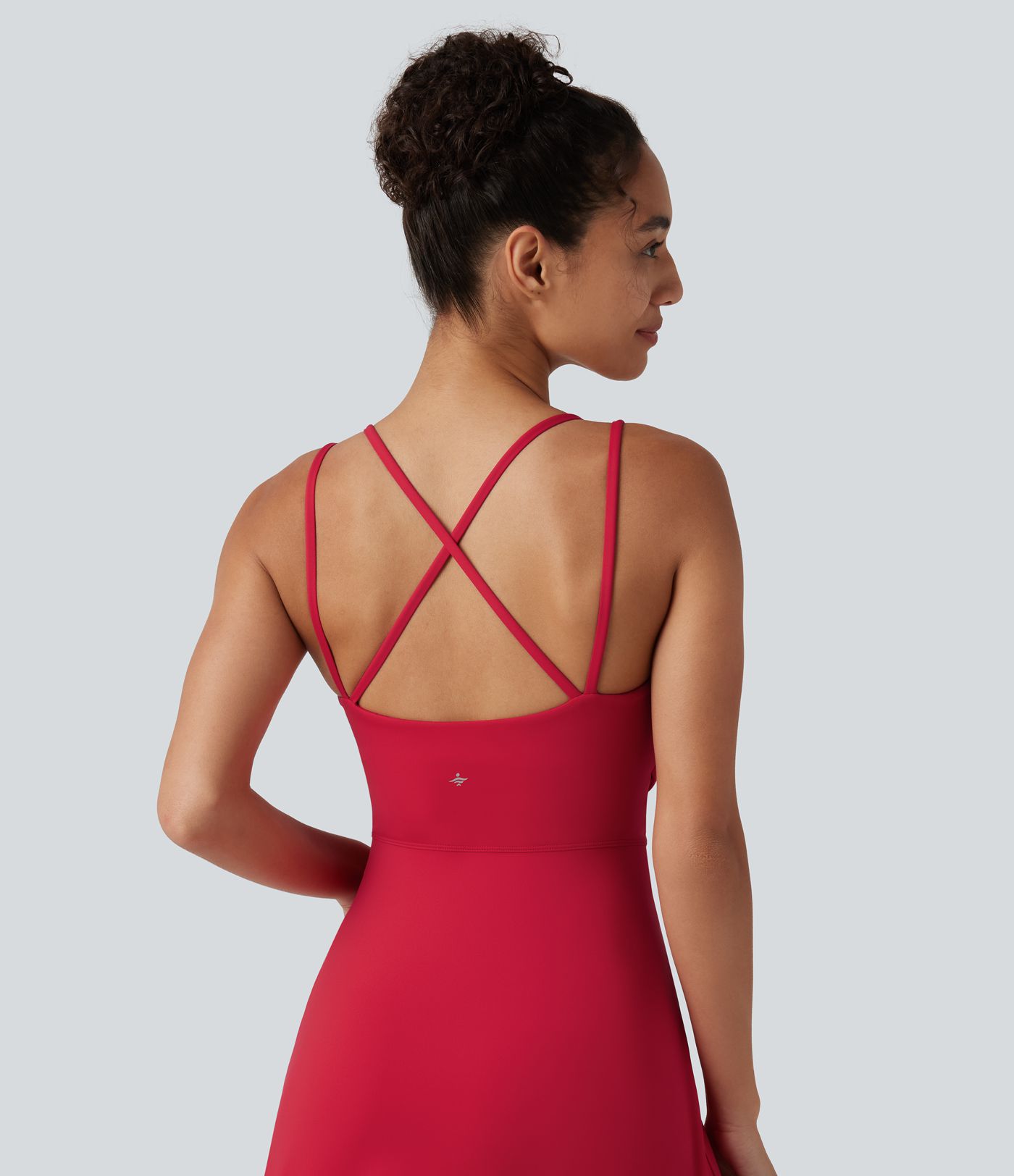 SoftlyZero™ Airy Built-in Bra 2-in-1 Cool Touch Mini Tennis Active Dress with Pockets-Easy Peezy Edition-UPF50+