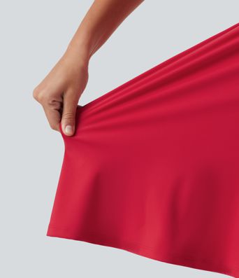 SoftlyZero™ Airy Built-in Bra 2-in-1 Cool Touch Mini Tennis Active Dress with Pockets-Easy Peezy Edition-UPF50+