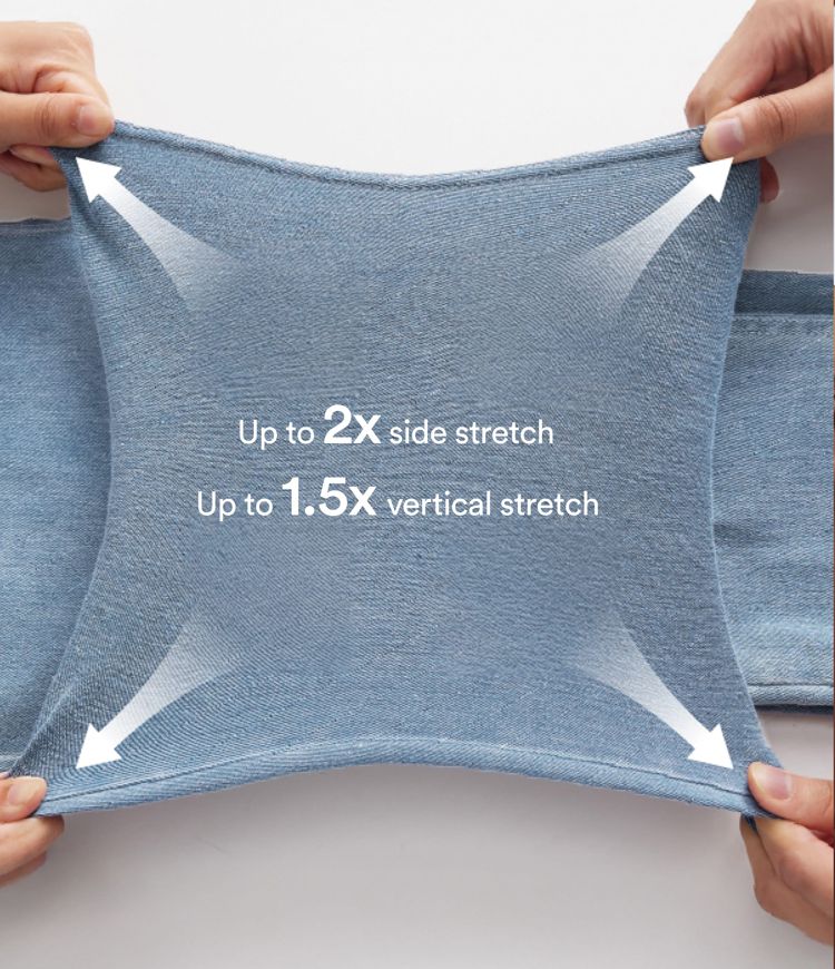 Halara Flex™ High Waisted Tummy Control Wide Leg Casual Jeans with Pockets Halara Flex™ High Waisted Tummy Control Wide Leg Casual Jeans with Pockets
