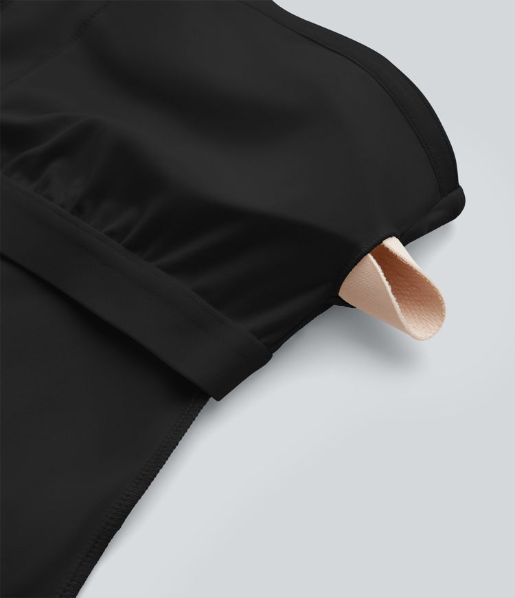 Robe maxi sirène SoftlyZero™ Plush bustier avec maintien intégré, coussinets amovibles et mesh contrasté Robe maxi sirène SoftlyZero™ Plush bustier avec maintien intégré, coussinets amovibles et mesh contrasté