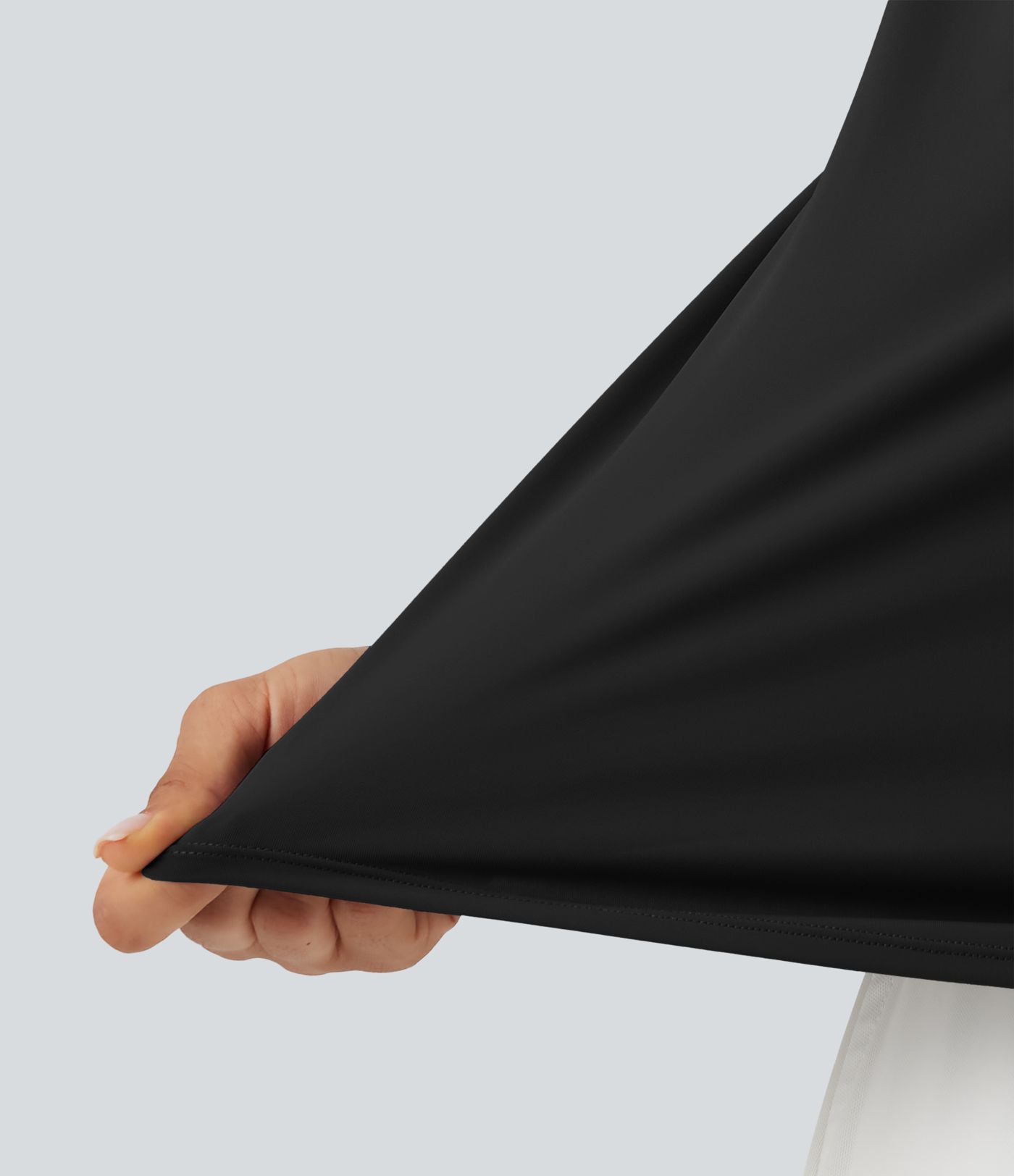 Haut tailleur sans manches à col cheminée et dos à découpe goutte d'eau à effet frais InstantCool, protection solaire UPF50+ Haut tailleur sans manches à col cheminée et dos à découpe goutte d'eau à effet frais InstantCool, protection solaire UPF50+