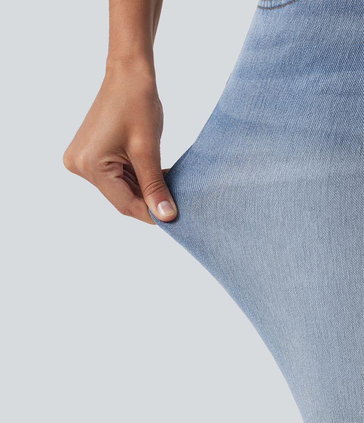 Halara Flex™ - Lässige Jeans mit mittelhohem Bund und mehreren Taschen - skinny fit