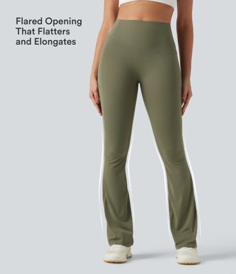 Halara UltraSculpt™ High Waisted Scrunch Butt Lifting Tummy Control Pocket Shaping Yoga Bootcut Leggings