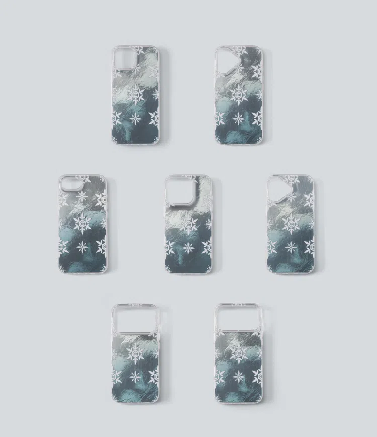 Mix Color Water Ripple iPhone Case / 2