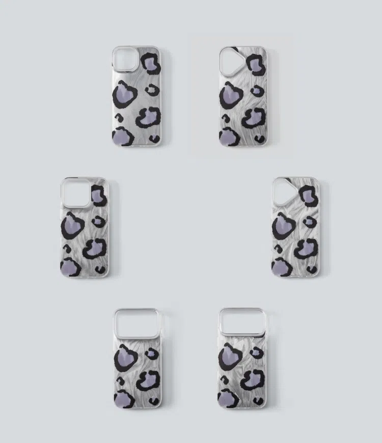 Mix Color Leopard Print iPhone Case / 2