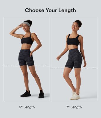 Halara UltraSculpt™ Camo Print High Waisted Tummy Control Training Biker Shorts 5'' with Pockets Halara UltraSculpt™ Camo Print High Waisted Tummy Control Training Biker Shorts 5'' with Pockets