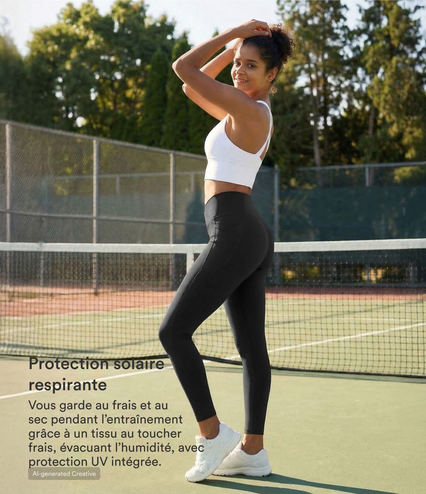 Softlyzero™ Legging Unis Poches Croisées