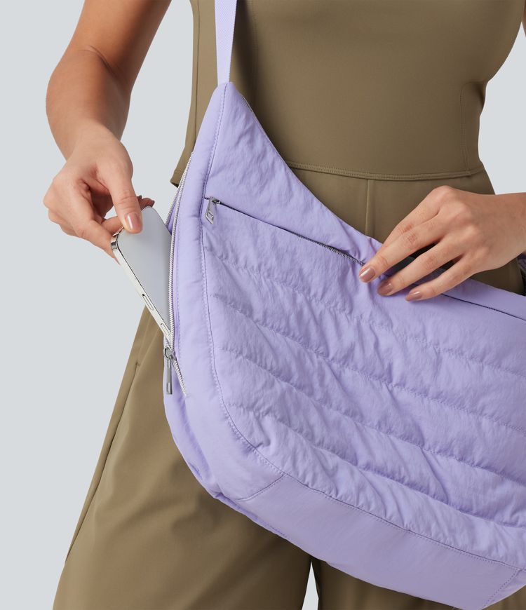 Sac bandoulière professionnel avec porte-cartes miroir