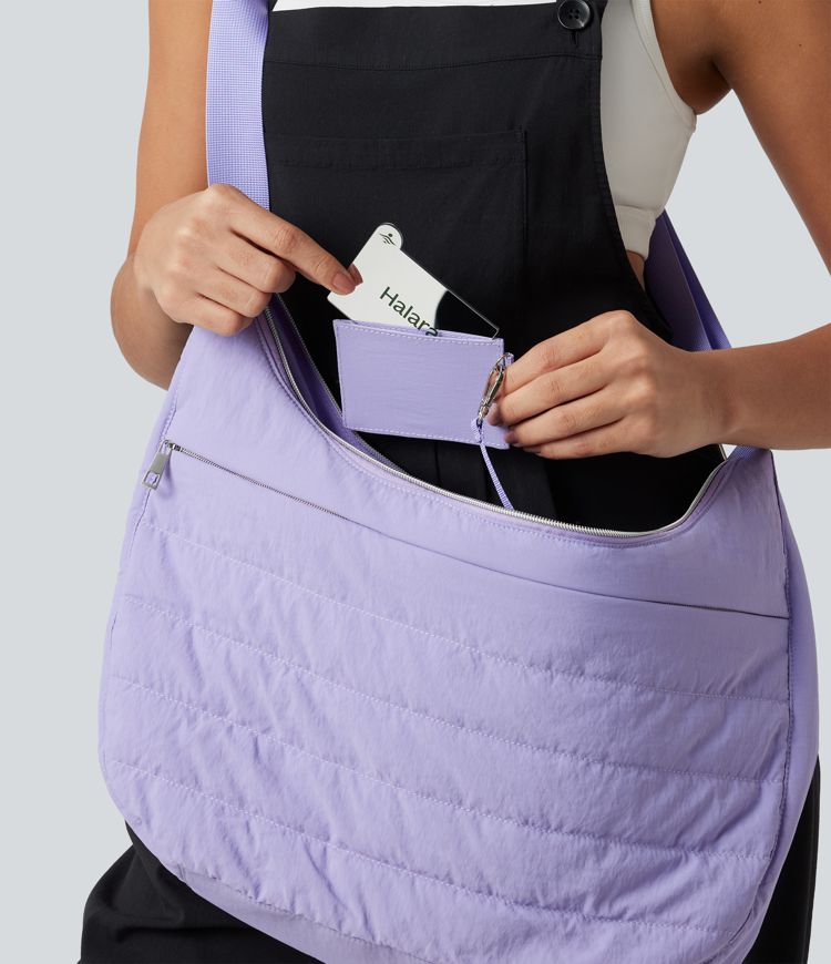 Sac bandoulière professionnel avec porte-cartes miroir