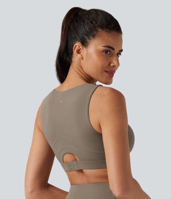 Halara UltraSculpt™ Medium Support U Neck Built-in Bra Push-Up Training Sports Bra Halara UltraSculpt™ Medium Support U Neck Built-in Bra Push-Up Training Sports Bra