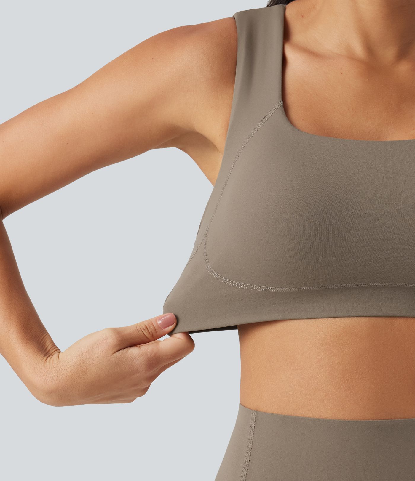 Halara UltraSculpt™ Medium Support U Neck Built-in Bra Push-Up Training Sports Bra Halara UltraSculpt™ Medium Support U Neck Built-in Bra Push-Up Training Sports Bra