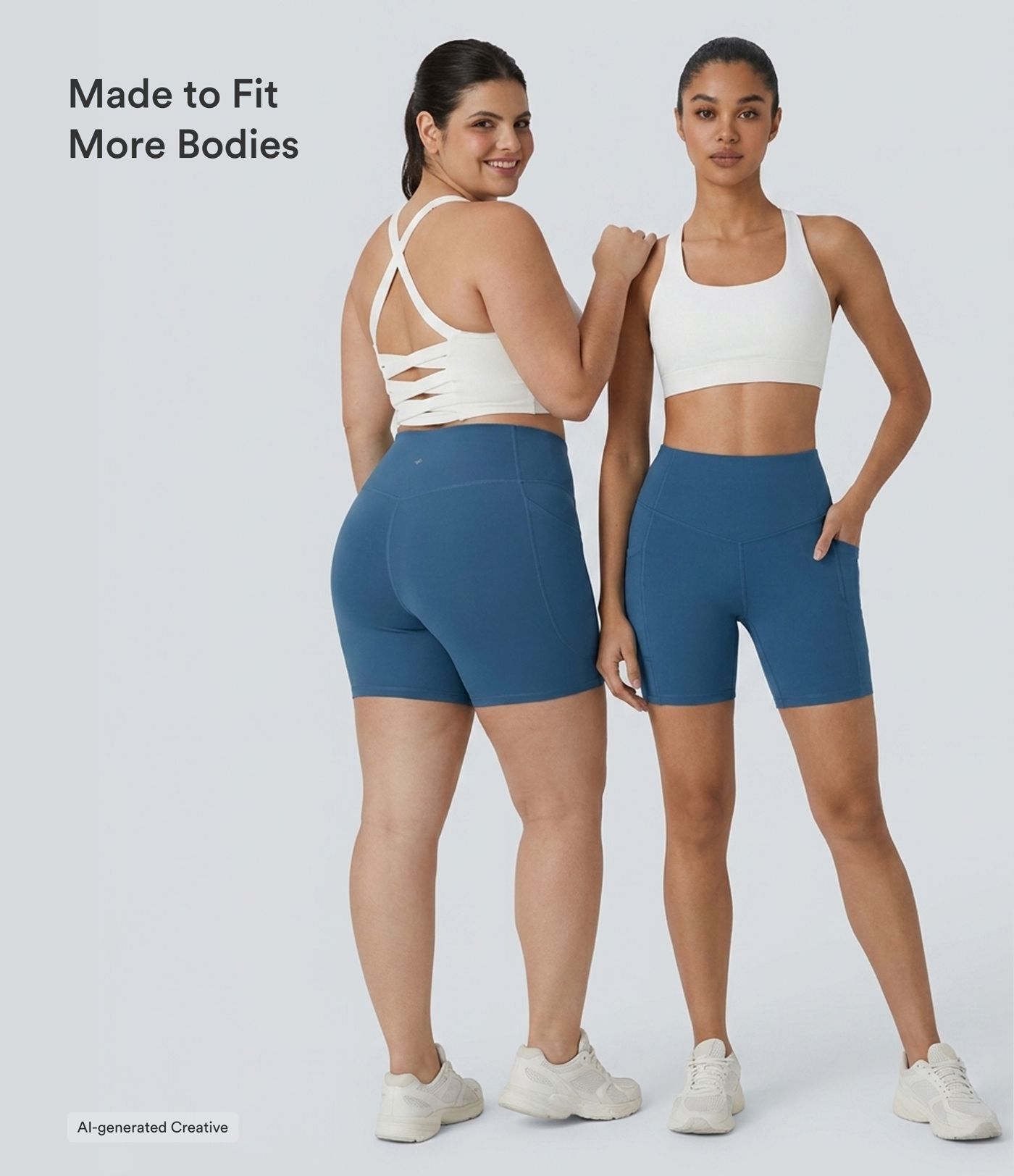 Halara UltraSculpt™ High Waisted Tummy Control Side Pocket Shaping Training Biker Shorts 5''