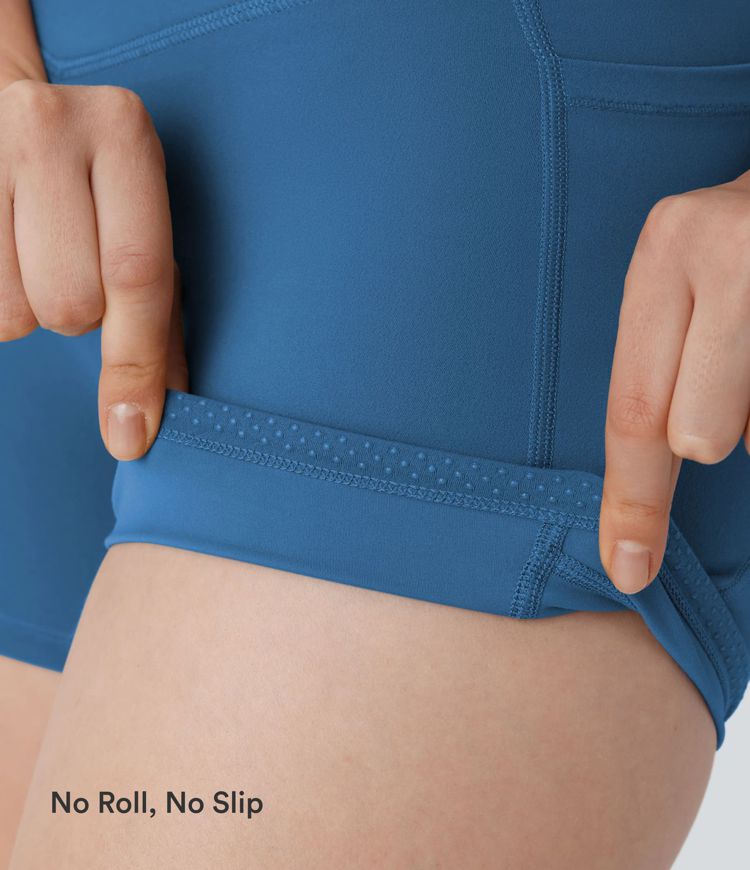 Halara UltraSculpt™ High Waisted Tummy Control Side Pocket Shaping Training Biker Shorts 5''