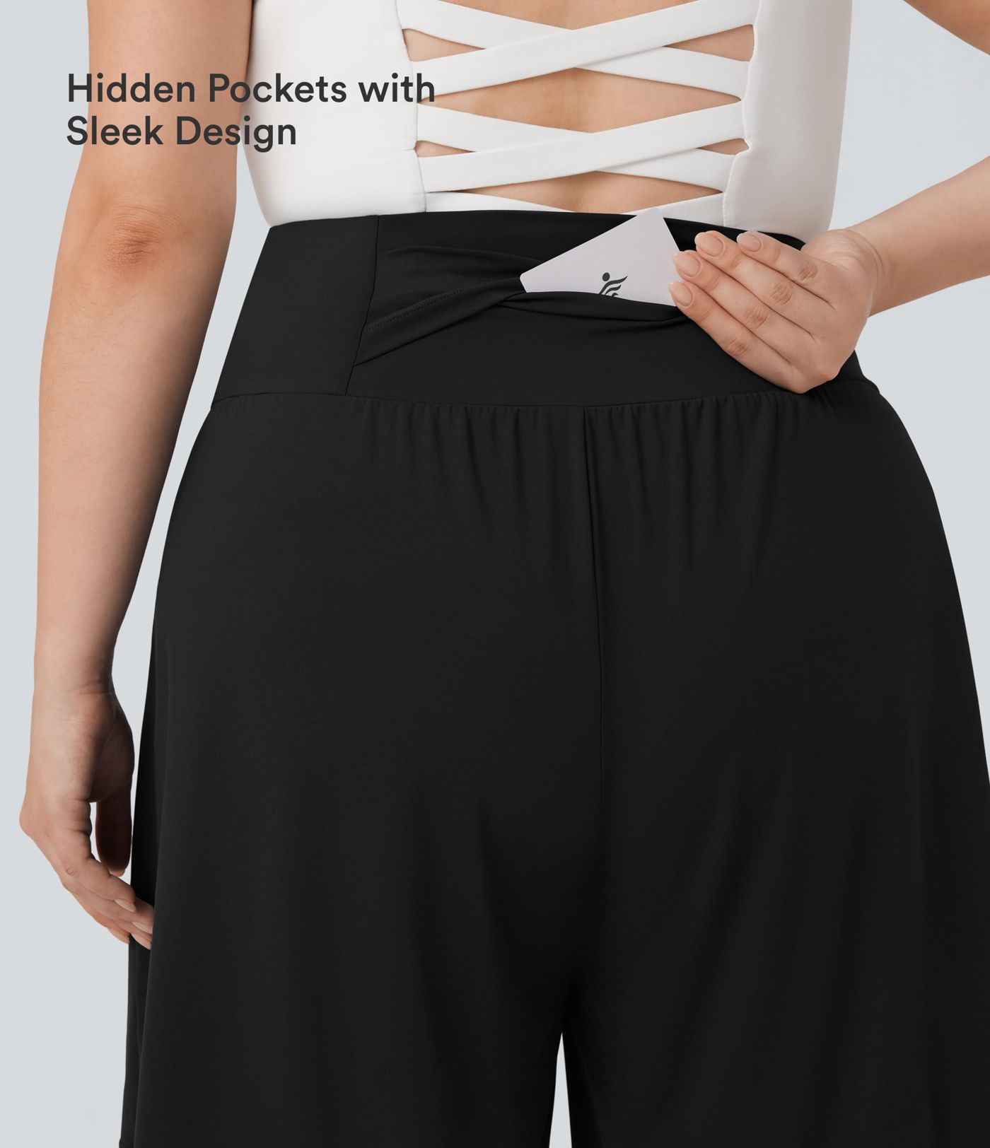 Dámské volnočasové šortky SoftlyZero™ s vysokým pasem, vzdušné, s chladivým efektem a kapsami, ve velikosti plus size