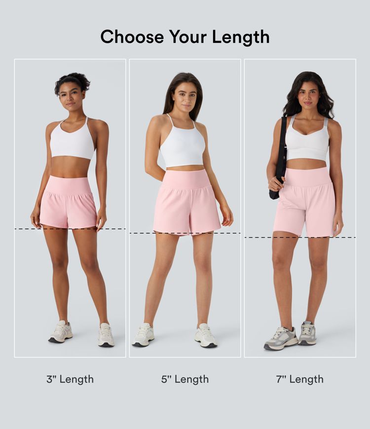 SoftlyZero™ Airy Super High Waisted 2-in-1 Cool Touch Yoga Shorts 7" with Pockets SoftlyZero™ Airy Super High Waisted 2-in-1 Cool Touch Yoga Shorts 7" with Pockets