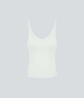 Softlyzero™ Plush Padded U-Neck Plain Tank Top