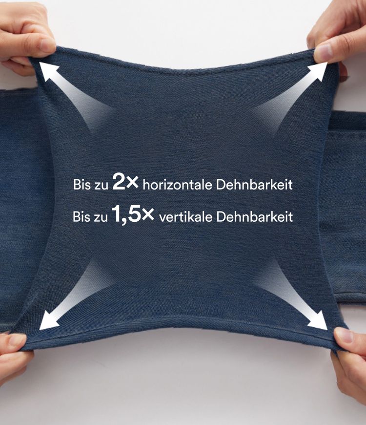 Halara Flex™ gewaschene, lässige Crossover-Flare-Jeans aus elastischem Strick-Denim mit Seitentaschen Halara Flex™ gewaschene, lässige Crossover-Flare-Jeans aus elastischem Strick-Denim mit Seitentaschen