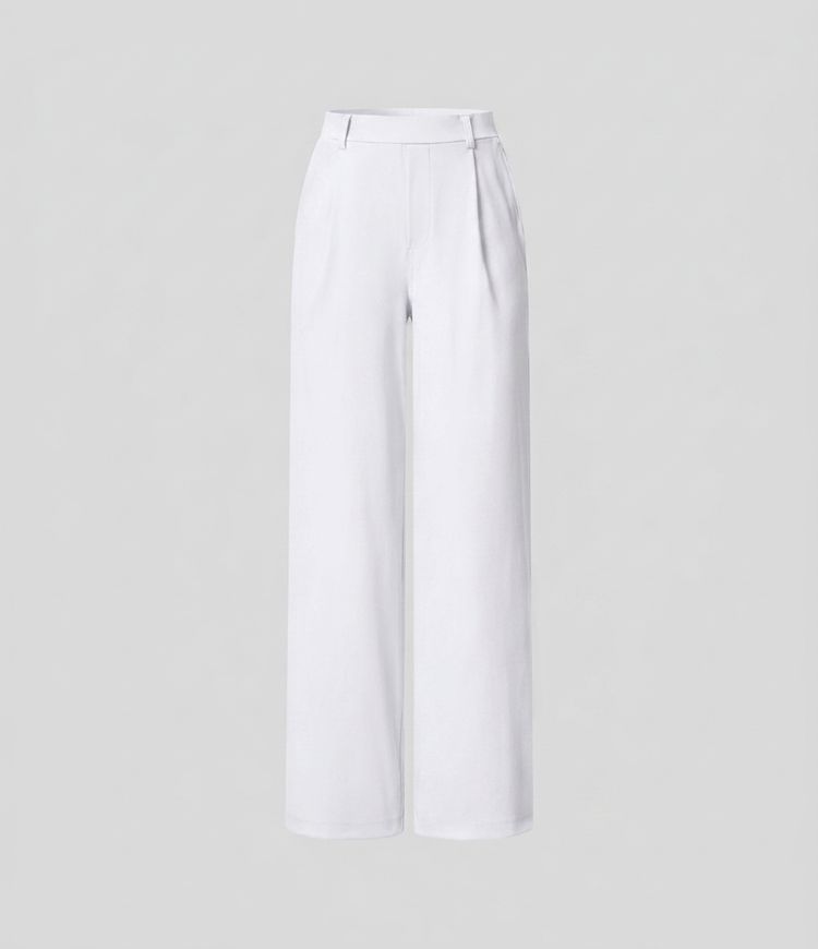 Pantalon tailleur Halara Flex™ DayStretch coupe droite taille haute avec poches Pantalon tailleur Halara Flex™ DayStretch coupe droite taille haute avec poches
